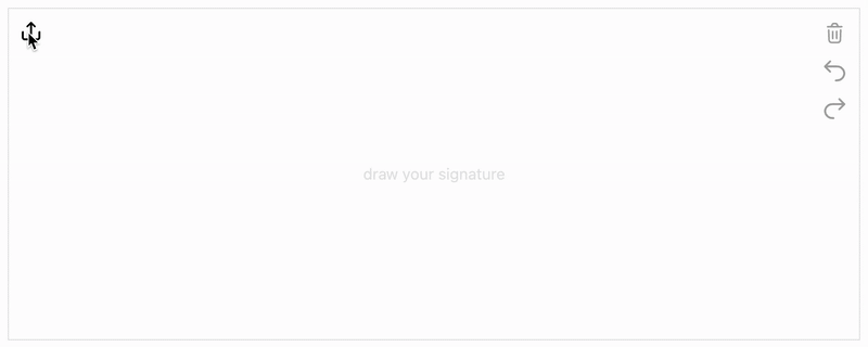 upload signature with pearl signature